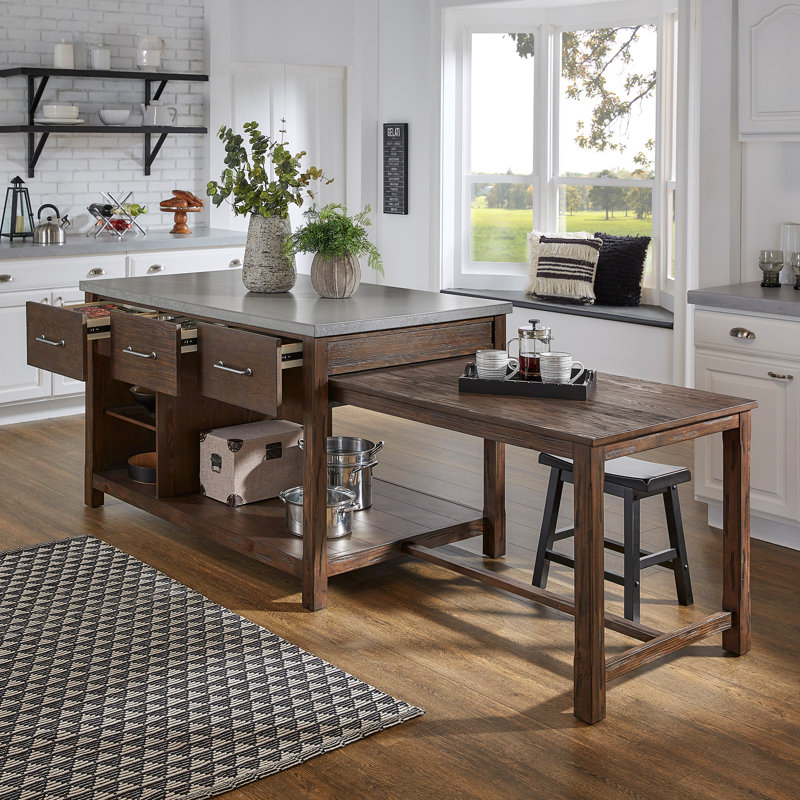 Joss & Main Tinka Kitchen Island & Reviews | Wayfair